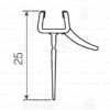 Artweger Highline+ 4PZ210 lekstrip set 4 horizontaal