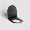 Clou Hammock CL040606021 dunne toiletzitting met deksel mat zwart