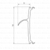 Duscholux 250544.01.061.2100 hinge seal, 210cm, pergamon *no longer available*