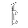 HSK Kienle E100311-O-41 Wandhalterrückplatte oben, Chrom