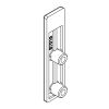 HSK Kienle E100311-U-41 Wandhalterrückplatte unten, Chrom