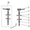 Ideal Standard Softmood J4765BJ set of 2 hinges chrome