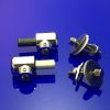 Keramag Virto 598159000 set of 2 hinges for toilet seat chrome