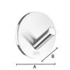 Smedbo Beslagsboden BX1080 design haken mini matt white stainless steel