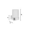 Smedbo House RK361 zeepdispenser chroom