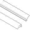 Novellini P51BOPNST-B sealing profile matt chrome