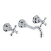 Pure Melrose ME5841 wastafelkraan 3-gats compleet met inbouwdeel chroom