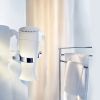 Smedbo Outline FK608 free standing triple swing arm towel rail 30cm chrome