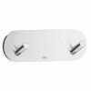 Smedbo Beslagsboden BK1081 design haken double mini polished stainless steel
