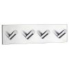 Smedbo Beslagsboden BK1096 design hakenrek gepolijst edelstaal