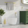 Smedbo Home HV3364 double towel rail 65cm matt brass