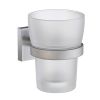 Smedbo House RS343 holder with tumbler matt chrome