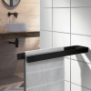 Smedbo Outline FB212 double towel rail 38 cm matt black