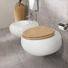 Villeroy en Boch Pure Stone 98M16100 toiletzitting met deksel eiken *niet meer leverbaar*