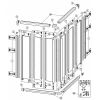 Huppe 1002, 054530 vertical cover profile