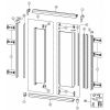 Huppe 1002, 054530 vertical cover profile