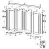 Huppe 1002, 054530 vertical cover profile