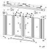 Huppe Aura elegance, 025504 set afdekkapjes