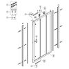 Huppe X1, 061291 verticale afdichtingsstrip