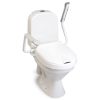 Etac Hi-Loo 803013172 Toilettensitz mit Deckel 10cm und Armlehnen weiß