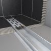 Easy Drain Compact 30 Flange EDCOMPR80030 shower drain with stainless steel flange 80cm side spout
