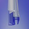 Exa-Lent Universal Probestück Duschgummi Typ DS46 - 2cm Länge und passend für Glasstärke 6mm - Anschlagprofil 1 Klappe