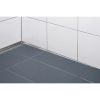 Blanke Aqua Keil Wand 8462840080R afsluitprofiel 1480x8x32mm rechts RVS verchroomd