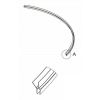 Exa-Lent Universal DS411004 viertelrund klar Duschprofil 2 Klappen 100cm - 4mm