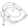 Villeroy en Boch Subway 9M556101 toiletzitting met deksel wit