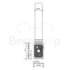 Decor Walther 0320700 LINE 10 wandlamp 23cm chroom