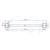 Decor Walther Bloque 0570200 BQ HTE60 handdoekhouder 60cm chroom