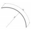 Exa-Lent Universal DS411004 viertelrund klar Duschprofil 2 Klappen 100cm - 4mm