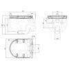 Clou Hammock CL0406040 toiletzitting met deksel wit