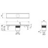 Easy Drain Multi Built-in part EDMI600-O shower drain 60cm vertical extension (without grate)