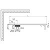 Easy Drain Multi Square EDMHOEK1000 shower drain 1000x1000mm side outlet
