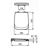 Ideal Standard Ventuno T663801 toilet seat with lid white