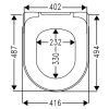 Villeroy und Boch Subway 2.0 Comfort 9M86S101 WC-Sitz mit Deckel weiß