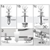 Ideal Standard Softmood J4765BJ set of 2 hinges chrome