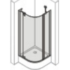 Huppe 1002, 069722 set of drain profiles for 3-part quarter-round corner entry