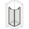 Huppe 1002, 069729 set of drain profiles for 2-part quarter-round corner entry