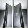 Huppe 1002, 054234 drain profile for revolving door with fixed part for side wall