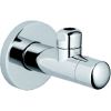 Clou InBe HIMA21027 designer corner stopcock brushed stainless steel