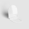 Clou Hammock CL0406060 thin toilet seat with cover glossy white