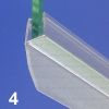 Exa-Lent Universal DS042005 - G05042200 clear shower profile 1 flap 200cm - 5mm