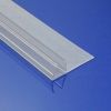 Exa-Lent Universal sample piece of shower rubber type DS09 - 2cm length and suitable for glass thickness 10mm - 1 flap horizontally
