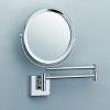 Decor Walther 0105834 SP28/2/V Kosmetikspiegel 1x und 5x Nickel gebürstet