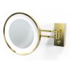 Decor Walther 0122120 BS 36 LED magnifying mirror 3x gold