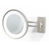 Decor Walther 0122234 BS 36/V LED magnifying mirror 5x brushed nickel