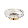 Decor Walther Century 0587620 CENTURY STS soap holder clear glass/gold