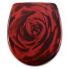 Diaqua Nice 31171204 WC-Sitze mit Deckelmotiv Rose